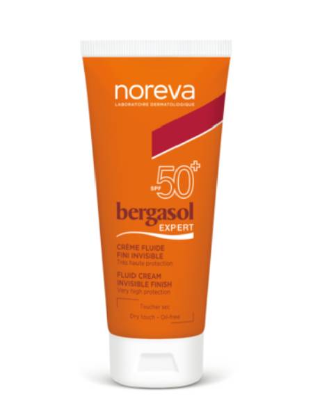 Noreva Bergasol Expert Fluid Cream  SPF50+<br>دژەخۆر بۆ پێستی ئاسای و تێکەڵ